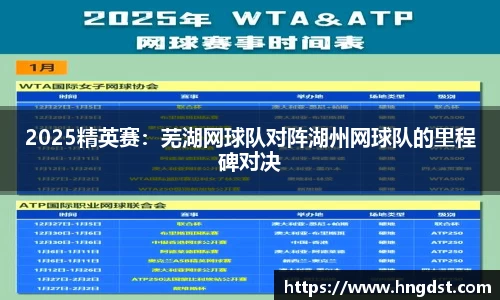 2025精英赛：芜湖网球队对阵湖州网球队的里程碑对决